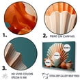 thumbnail image 3 of Designart "Symbolic Shell Opulence II" Seashell Floater Framed Wall Decor, 3 of 5