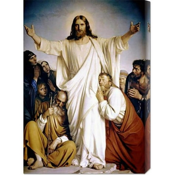 Carl Bloch 'Christ the Consoler' Stretched Canvas