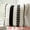 Black, variant on Unique Bargains 3D Chenille Tufted Throw Pillow Cover Grid Stripe Case Black 18"x18"