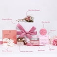 thumbnail image 3 of Set de regalo para spa EXTALOW Rose Scent con jabón, exfoliante, vela y más, 3 of 9