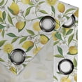 thumbnail image 4 of Ambesonne Kitchen Grommet Curtain, Exotic Delicious Garden, 50" x 96", Fern Green Yellow White, 4 of 6