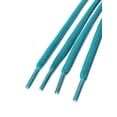 thumbnail image 3 of INSPIRE CHIC Unisex 2 Pairs Half Round Oval Shoelaces for Boots Athletic Sneakers Peacock Blue 150 cm/59", 3 of 4
