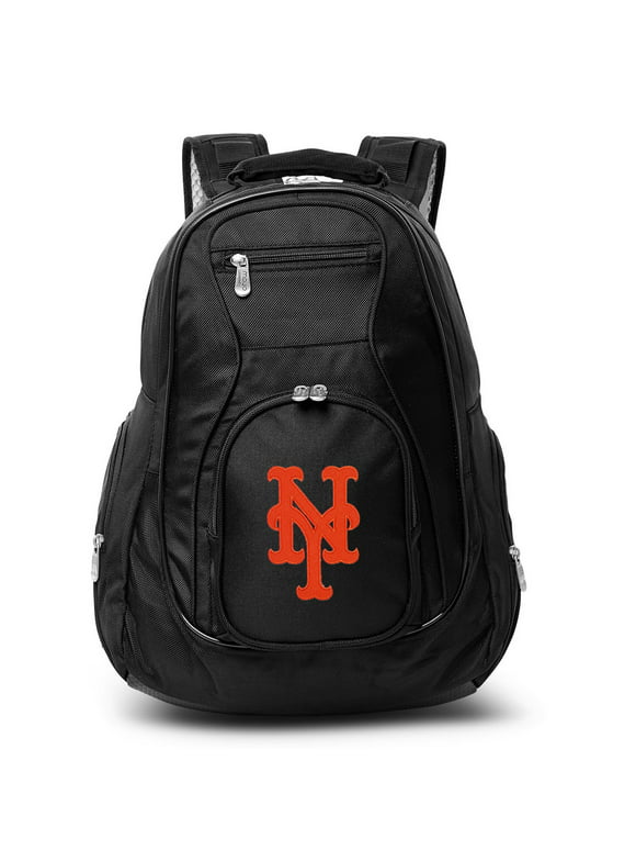 MOJO Black New York Mets 19'' Laptop Travel Backpack