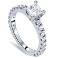 thumbnail image 1 of 1.10CT Princess Cut Diamond Engagement Ring 14k White Gold, 1 of 3
