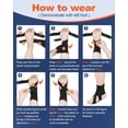 thumbnail image 3 of SIMDOO Adjustable Foot Drop Brace, Ankle Foot Orthosis Support for Walking, Wear with Shoes, Socks or Bare Feet, Day & Night Use, Comes with Massage Ball,Includes A Massage Ball, 3 of 6