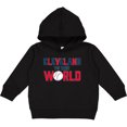 thumbnail image 2 of Inktastic Cleveland Vs. the World Blue and Red with Baseball Toddler Hoodie, 2 of 4
