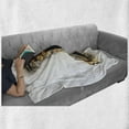 thumbnail image 6 of Letter J Soft Flannel Fleece Throw Blanket, Majuscule J Burning Effects Retro Alphabet English Gothic Influence Image, Cozy Plush for Indoor and Outdoor Use, 60" x 80", Tan Black Yellow, by Ambesonne, 6 of 6