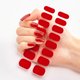thumbnail image 1 of Tiras de parche de uñas de Gel semicurado transparente, lámpara de horneado UV/LED de Color puro, envolturas de esmalte de uñas, pegatina de Gel de cubierta completa, 16 puntas, 1 of 7