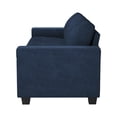 thumbnail image 3 of BLAZANT 90" 3 Seater Sofa Couch with Deep Seat, 90" Modern Upholstered Sofa with Armrests, Easy Installation, Comfy Couches for Living Room, Apartment,Blue, 3 of 15