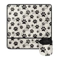 thumbnail image 2 of HELLHERO Dog Paw Print Sewing Machine Mat Household Accessories Non-Slip Removable Storage Bag Sewing Machine Mats for Most Sewing Machines for Xmas Gifts, 2 of 5