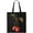 Black, variant on Smartprints Cherry Drawing Vintage Style Tote Bag - Image by Shutterstock, One Size Cotton Canvas Tote Bag