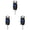 Black 3 Packs, variant on Hand LCD Electronic Digital Scale Travel Fish Luggage Hanging Hook Weight