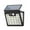 Black, variant on TopLLC Solar Lights Outdoor Solar Street Lights, IP65 Outdoor Solar Powered Street Lights Dusk to Dawning with Motion Sensor LED Floods for Parking Lot, Drive-way