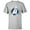 Athletic Heather, variant on Avengers: Endgame Logo Silver Speed - Short Sleeve T-Shirt for Kids - Customized-White
