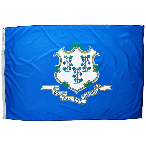 Annin Flagmakers Connecticut State Flag USA-Made to Official State Design Specifications, 4 x 6 Feet (Model 140770) CA2