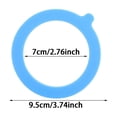 thumbnail image 2 of 10 Pack Wide Mouth Platinum Silicone Mason Jar Gaskets – Leak Proof Sealing Rings Replacement Lids for Fermenting, Canning, & Storage, 2 of 3