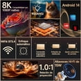 thumbnail image 2 of Magcubic Proyector HD Completo de 8K Compatible con 1080P Nativo, Proyector de Películas con Enfoque y Teclado Automático de 900 ANSI Lumenes con WiFi 6 y BT 5.4, Android 14, 2 of 13