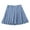 Light Blue, variant on YONGHS Kids Girls Pleated Skirt High ï¼·aist Tennis Skater School Uniform A-Line Mini Skirt with Safety Shorts Navy Blue 6-7