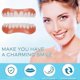 thumbnail image 3 of 2 Pairs False Teeth Veneers, Veneers Teeth Cosmetic Tooth Cover Fake Teeth Temporary Dentures Artificial Teeth Dentures, 3 of 5
