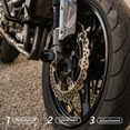 thumbnail image 4 of KAKOWELY front fork protector 2Pcs Motorcycle Wheel Front Fork Frame Sliders Crash Pad Falling Protection Anti Crash Caps Aluminum Alloy Universal For Motorbikes Black, 4 of 4
