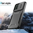 thumbnail image 5 of for Moto G 5G(2025) Case with Built-in Camera Lens Slide Cover, Heavy-Duty Shockproof Rugged Case Heavy Duty Bumper Shockproof Phone Cover for Moto G 5G(2025),Black, 5 of 7