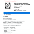 thumbnail image 2 of Right A/C Condenser Fan Assembly - Compatible with 2013 - 2014 Acura RDX, 2 of 2
