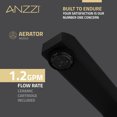 thumbnail image 4 of ANZZI 2-Handle 3-Hole 8 in. Widespread Bathroom Faucet With Pop-up Drain in Matte Black & Brushed Gold, 4 of 8