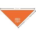 thumbnail image 4 of Big Sister Dog Bandana, Big Sister Bandana for Dog, Dog Pregnancy Announcement, Orange Dog Bandana, Big Sister Dog Shirt, Dog Bandana Pet Scarf, Dog Bandana for Small Medium Large Dogs (D28), 4 of 4