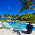 thumbnail image 1 of Costa Lounge Chair, Wire Lounge Chair, Plastic Lounge Chair, Beach Lounge Chair, Indoor-Outdoor Lounge Chair,Acapulco style Rattan,Weather Resistant,Patio Lounge Chair, Oval Lounge Chair - Set 2, 1 of 3