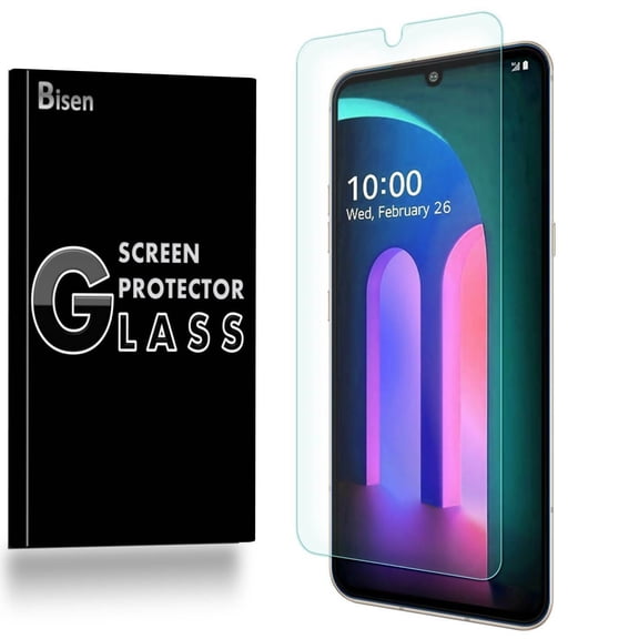 [2-Pack] Fit For LG V60 ThinQ (5G, 2020 Release) [BISEN] Tempered Glass Screen Protector, Anti-Scratch, Anti-Shock, Shatterproof, Bubble Free