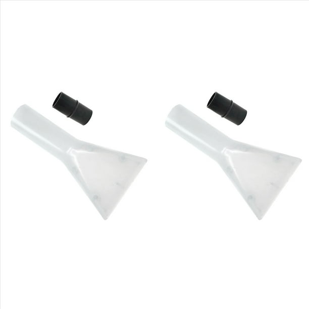 2X Pulverizador Extractor de Vacío Cabezal de Boquilla Boquilla Aspiradora 32-35 mm Alfombra Sofá Máquina Cabeza Raspadora Transparente Absorbente