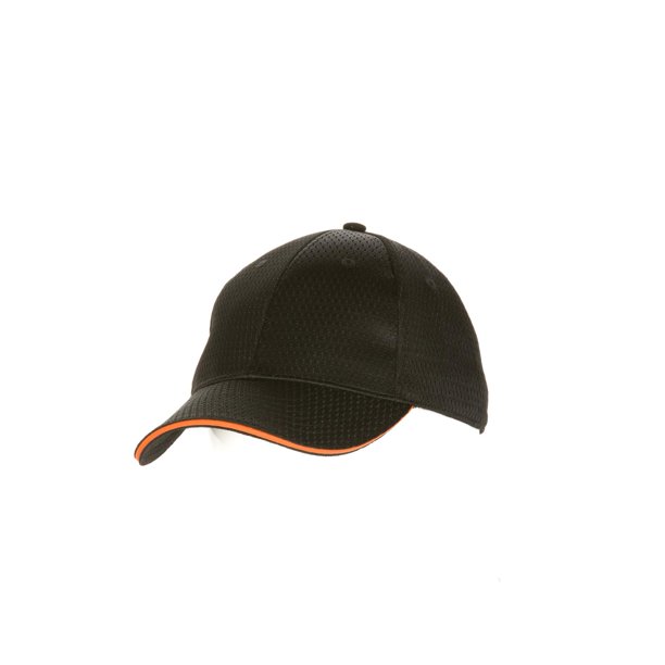 Gorra de béisbol Chef Works unisex Cool Vent, negro y naranja