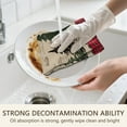 thumbnail image 7 of 6 Pcs Funny Kitchen Towels,Red and Green Christmas Pattern Microfiber Dish Towels,Kitchen Tea Towels,Kitchen Towel Set (18" X 26"), 7 of 7