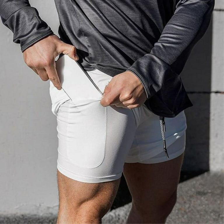 Double layer cycling shorts hotsell
