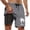 Grey, variant on Kcolen Mens Swim Trunks 9 Inch with Compression Gradient Mens Swim Shorts Comfy Mens Swimwear Liner Compression Summer Beach Swimming Shorts for Men