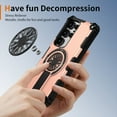 thumbnail image 4 of Dteck Magnetic for Samsung Galaxy S25 Ultra Case, Compatible with MagSafe, Military Grade Dropproof with Invisible Stand Dual Layer Shockproof Phone Cover for S25 Ultra 6.9",Rosegold, 4 of 7