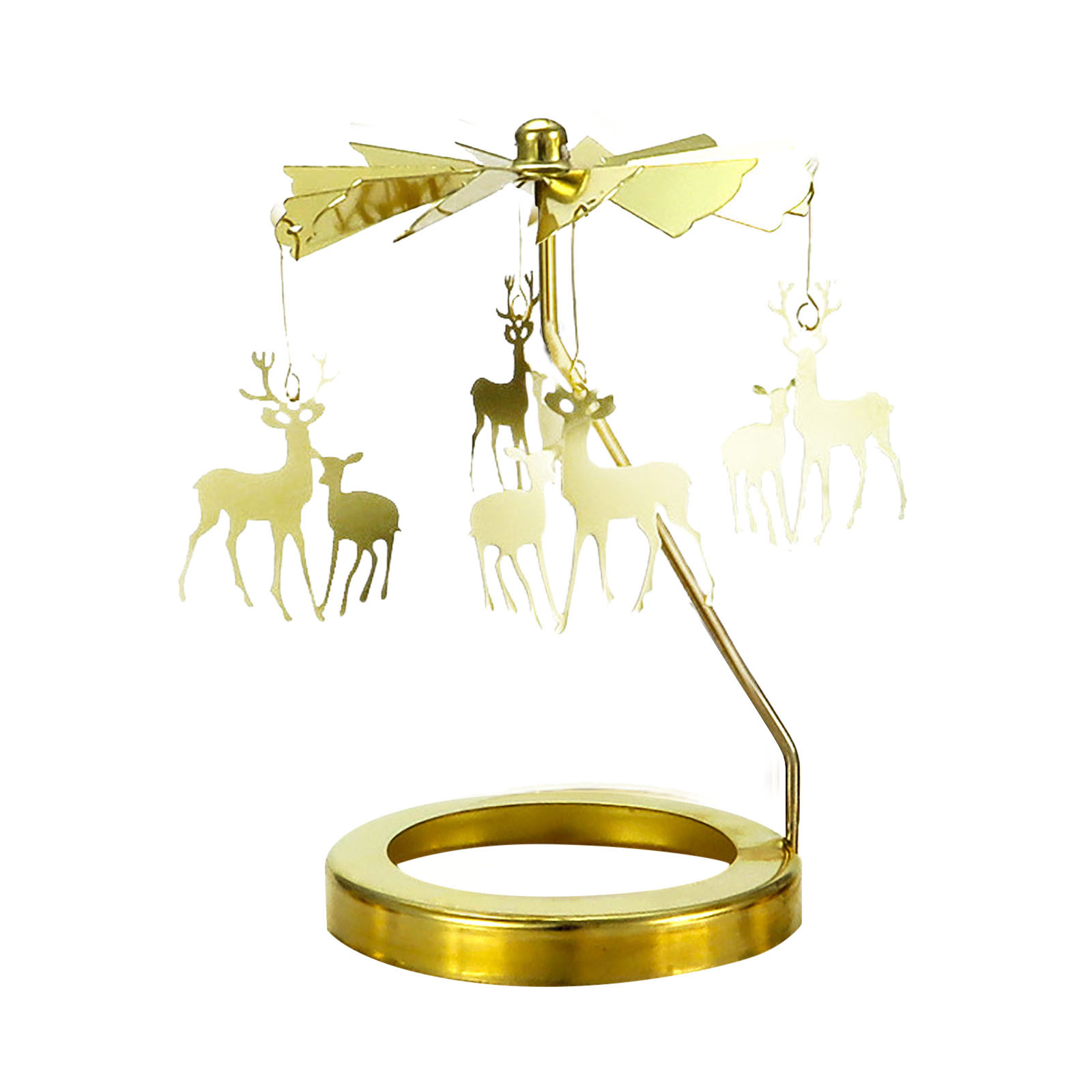 YUEHAO Candles & Holders Thermal Rotating Candle Holder Revolving