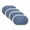 blue, variant on Set of 4 Oval Placemats Heat-resistant Table Mats Washable Non-slip Dining Table Mats