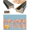 thumbnail image 5 of DECORARTS - Flamingos Fishing Wild Animal Wall Art. Giclee Prints on Acid Free Cotton Canvas Matching with Solid Wood Frames. Total Size w/Frame: 38.6x26.6", Ready to Hang., 5 of 6