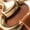 Brown, variant on Fashion all-in-one thick heel retro round head English style high-heeled loafers