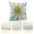 thumbnail image 4 of nygtbtfer Hello Spring Pillow Covers , Floral Daisy Bloom Mason Jar Green Blue Farmhouse Decorative Throw Pillowcases for Home Sofa Couch Decoration, 4 of 5