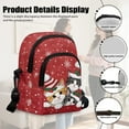 thumbnail image 6 of Binienty Cute Christmas Cat Womens Crossbody Messenger Bag Small Sling Purse RFID Anti Theft Zipper Adjustable Strap Lightweight Trendy Shoulder Bag Xmas Gifts for Her, 6 of 8