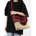 thumbnail image 2 of Kukuzhu Canvas Hobo Shoulder Bag for Women Large Travel Crossbody Bag Shopping Handbag Purse, 2 of 7