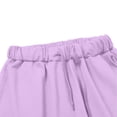thumbnail image 7 of QUOTAY Girls' Soft Casual Half Zip Hoodie and Joggers Two Piece Outfit Comfy Athletic Playwear for Toddler and Kids Fall Outfits for Girls Purple,160, 7 of 7