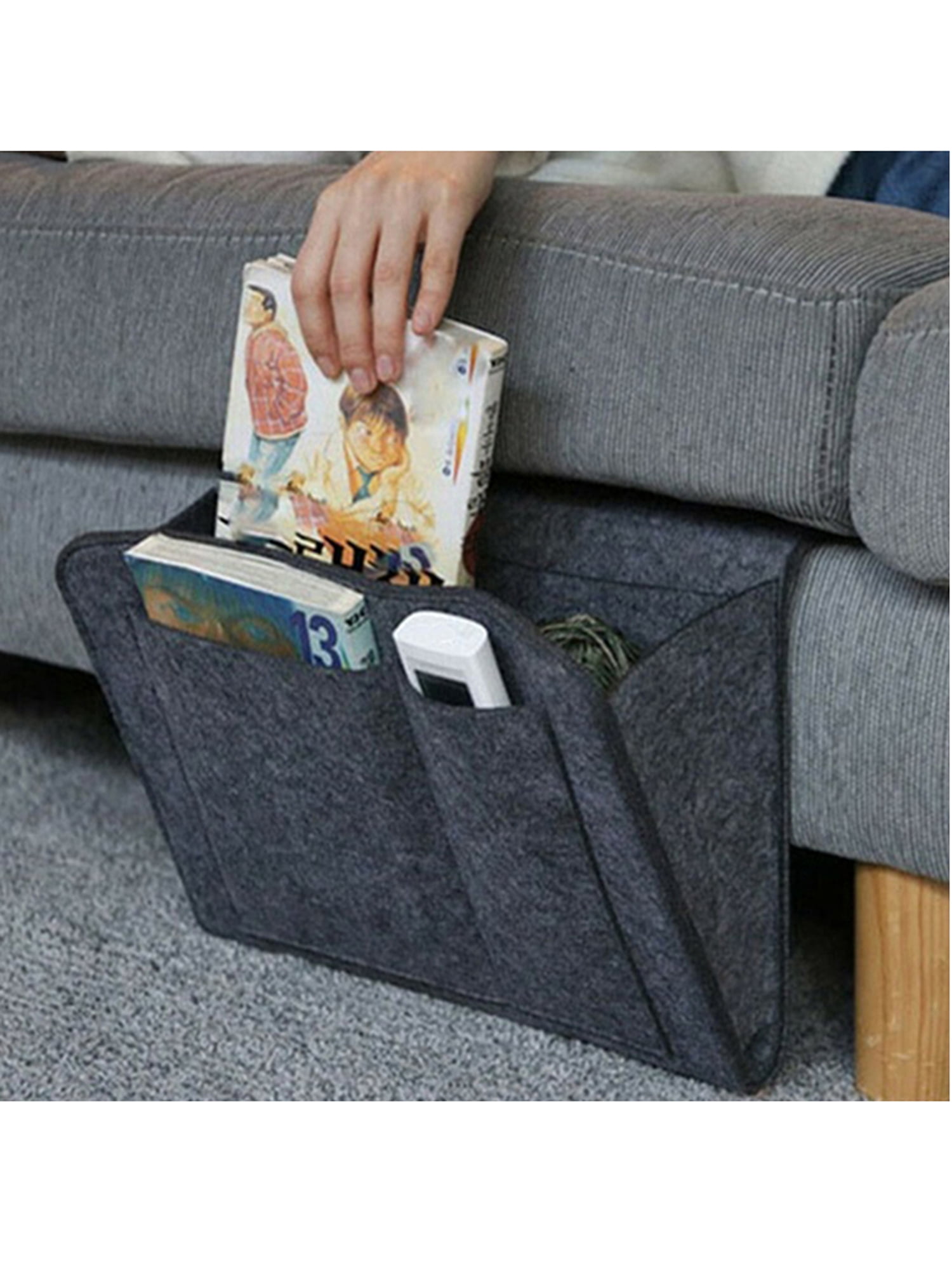 Felt Bedside Storage Bags Organizer Bed Desk Sofa Bag Hanging Book ...