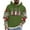 Army Green-B, variant on Men's Christmas Hoodies Drawstring Xmas Graphic Print Long Sleeve Pullover Sweatshirts Funny Cute Casual Holiday Outfit (XXL, Black-A)