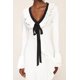 thumbnail image 5 of Vestido Yuhie Maxi de manga larga con cuello en V y volantes para mujer, 5 of 6