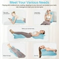 thumbnail image 3 of CJC Memory Foam Wedge Pillow, Multi-Position Body Support Pillow Bed Wedge Pillow for Back, Neck & Leg Support, Blue, 3 of 8