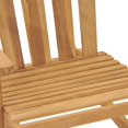 thumbnail image 6 of vidaXL Adirondack Rocking Chair Porch Rocker with High Back Solid Wood Teak, 6 of 12