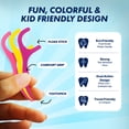 thumbnail image 3 of EVERYDAY JOE Dental Floss Picks, Cotton Candy Flavored, 300 Count, for Adults and Children, 3 of 7